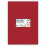 Tonpapier 130g/qm, DIN A3, 50er Pack, Dunkelrot