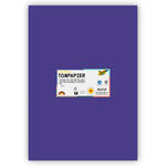 Tonpapier 130g/qm, DIN A3, 50er Pack, Dunkelviolett