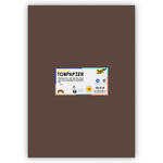Tonpapier 130g/qm, DIN A3, 50er Pack, Dunkelbraun