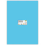 Tonpapier, Einzelbogen, 130 g/qm, 50x70 cm, Himmelblau