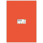 Tonpapier, Einzelbogen, 130 g/qm, 50x70 cm, Orange
