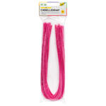 Chenilledraht / Pfeifenputzer / Biegepl�sch 10 Stk. St�rke 8mm, pink
