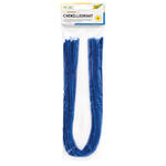Chenilledraht / Pfeifenputzer / Biegepl�sch 10 Stk. St�rke 8 mm, mittelblau