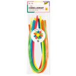 Chenilledraht / Pfeifenputzer / Biegepl�sch Sortiment Neon, 50cm, � 8mm, 10 St�ck, farbig sortiert