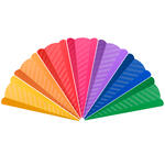 Schult�ten aus 3D-Welle zum Stecken, 68cm, 1 St�ck - Verschiedene Farben