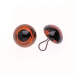 NEU B�renaugen, Glas mit �se, 14 mm, 2 St�ck, braun