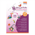 Glorex Schrumpffolie A4, Wei�, 5 Bogen