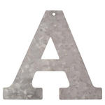 SALE Metall-Buchstabe verzinkt, 12 x 0,1 cm