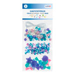NEU Kunststoffperlen-Mix Nixe, 110 St�ck, mit Gummiband, 3 m, sortiert