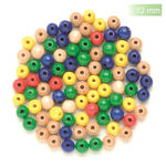 Create it Easy Holzperlen, 12 mm, 28 Stk. - Verschiedene Farben & Sortierungen