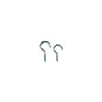 Schraubhaken rund, silberfarben, 8x3mm, 24 St�ck
