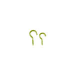 SALE Schraubhaken rund, messingfarben, 12x5mm, 24 St�ck