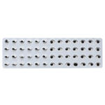 NEU Create it Easy Wackelaugen mit Wimpern, rund, 15 mm, selbstklebend, 23 St�ck
