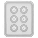 NEU Qualit�ts-Gie�form aus Silikon / Silikongie�form Perle / Kugel mit Loch, 16 mm, 6-teilig