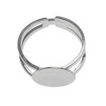 NEU Ringrohling offen, 1 St�ck, silberfarben
