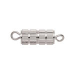 NEU Magnetverschuss, 5 x 11 mm, silberfarben