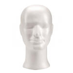 NEU Styroporkopf Mann / Junge, H�he: 28 cm