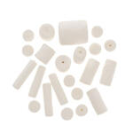 NEU Watte-Zylinder, Mischpackung, verschiedene Gr��en, 45 St�ck