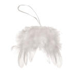 SALE Engelfl�gel, 7 x 7 cm, 2 Stk., wei�