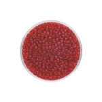 Create it Easy Rocailles 2,6 mm, 17g, transparent rot