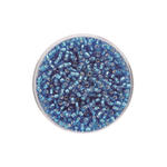 Create it Easy Rocailles 2,6 mm, 17g, Silbereinzug saphir