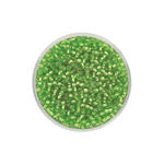 Create it Easy Rocailles 2,6 mm, 17g, Silbereinzug lindgr�n