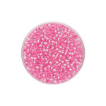 Create it Easy Rocailles 2,6 mm, 17g, Silbereinzug rosa