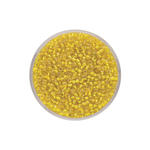 Create it Easy Rocailles 2,6 mm, 17g, Silbereinzug gelb
