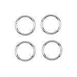 NEU Verbindungsring, 10 x 10 mm, platin, 20 St�ck