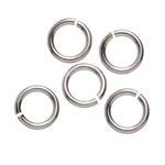 NEU Zwischenringe, 25 St�ck, 6 mm, silberfarben