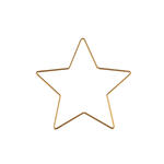 Metallstern goldfarben - Verschiedene Gr��en