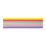 NEU Verzierwachsstreifen, 6 x 3 St�ck, 200 x 2 mm, Pastell