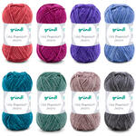 SALE Strickgarn Lisa Jeans, 100% Polyacryl, Oeko-Tex Standard, 50g, 133m - Verschiedene Farben