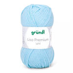 Strickgarn Lisa, 100% Polyacryl, Oeko-Tex Standard, 50g, 150m, Farbe 08, Hellblau