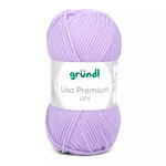 Strickgarn Lisa, 100% Polyacryl, Oeko-Tex Standard, 50g, 150m, Farbe 09, Zartflieder