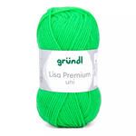 Strickgarn Lisa, 100% Polyacryl, Oeko-Tex Standard, 50g, 150m, Farbe 29, Neongr�n
