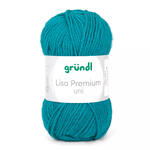 Strickgarn Lisa, 100% Polyacryl, Oeko-Tex Standard, 50g, 150m, Farbe 49, Petrol
