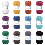 Strumpfwolle Hot Socks uni 50, 75% Schurwolle, 25% Polyamid, 50g, 210m - Verschiedene Farben