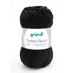 Cotton Quick uni, 100% Baumwolle, Oeko-Tex-Standard, 50g, 125m, Farbe 11, Schwarz