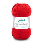 Cotton Quick uni, 100% Baumwolle, Oeko-Tex-Standard, 50g, 125m, Farbe 120, Kirsche