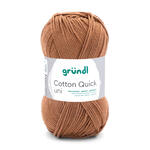 Cotton Quick uni, 100% Baumwolle, Oeko-Tex-Standard, 50g, 125m, Farbe 123, Caramell