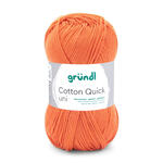 Cotton Quick uni, 100% Baumwolle, Oeko-Tex-Standard, 50g, 125m, Farbe 146, Mandarine