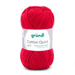 Cotton Quick uni, 100% Baumwolle, Oeko-Tex-Standard, 50g, 125m, Farbe 147, Rot