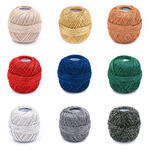 H�kel- und Strickgarn Glitter uni, 90,5 % Viskose und 9,5 % Polyester, 25g, 110m - Verschiedene Farben