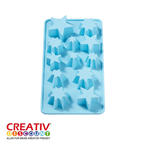 SALE Flexible Silikonform f�r 12 Sterne