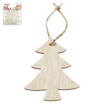 SALE Hobbyfun Holzbaum zum H�ngen, 7 cm, 4 Stk.
