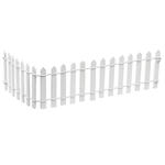 NEU Miniatur-Garten-Zaun, Gr��e 25 x 5 cm, weiss