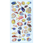 NEU SOFTY 3-D Sticker / Aufkleber, Fische, 1 Bogen