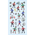 NEU SOFTY 3-D Sticker / Aufkleber, Fu�ball II, 1 Bogen
