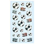 NEU SOFTY 3-D Sticker / Aufkleber, Fu�ball III, 1 Bogen